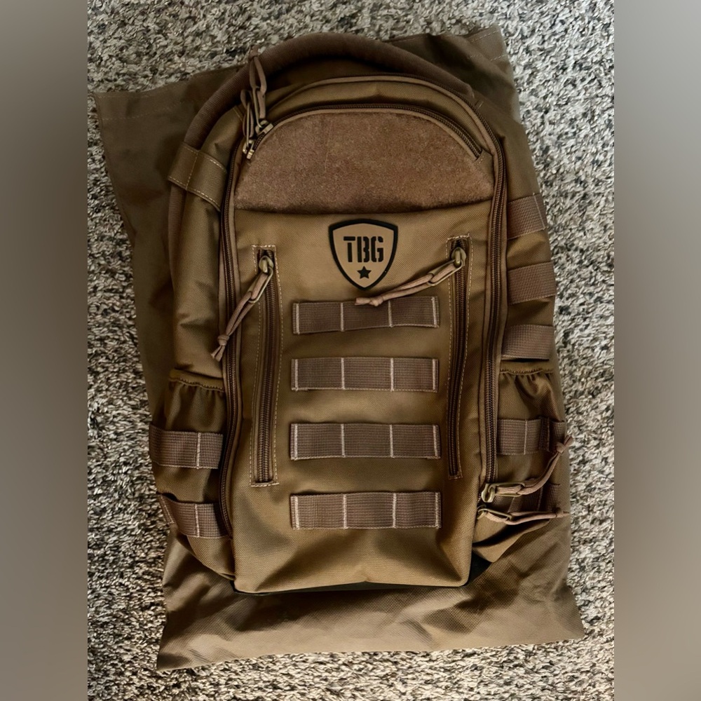 Brown Tactical Baby Gear Backpack